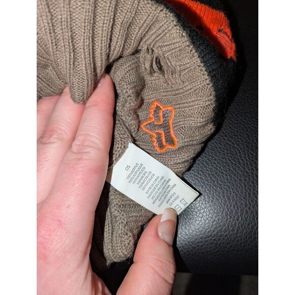 Fox Racing Striped Beanie - Distressed Style - Picture 3 of 3